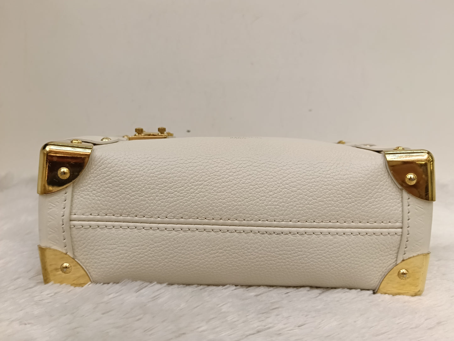 LV Side Trunk PM Grained Calfskin Chalk (CHIP)