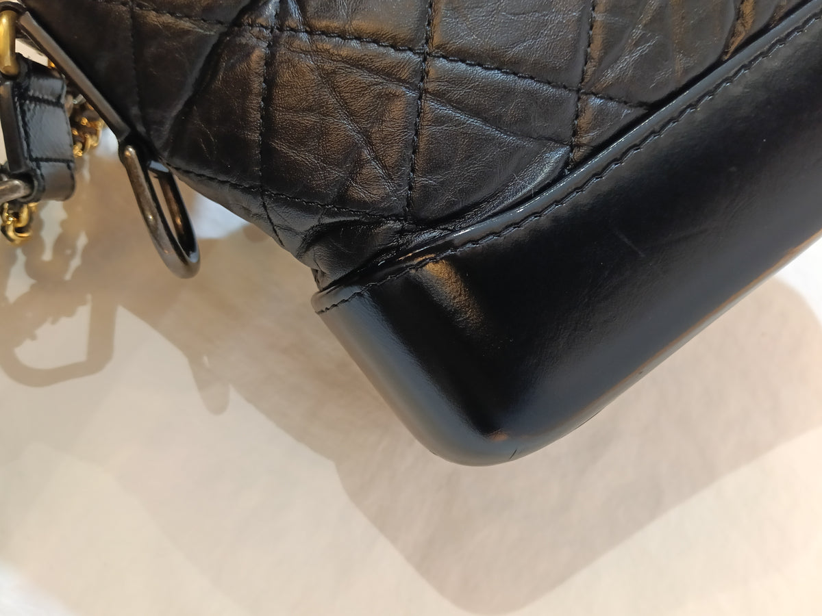 Chanel Gabrielle Small Calfskin Black (CHIP)