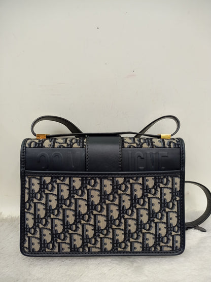 Dior Montaigne 30 Oblique Navy GHW 2019