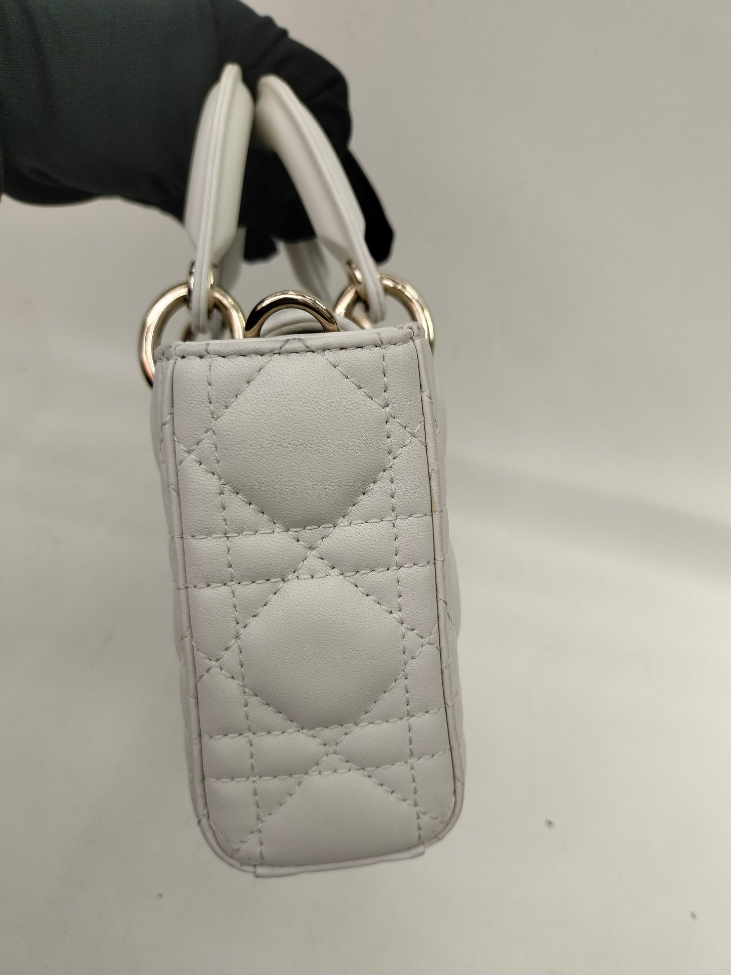 Dior D'Joy Small Lamb White GHW 2022