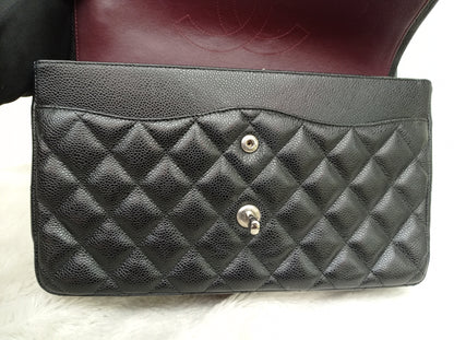 Chanel Jumbo Caviar Black SHW DF #26