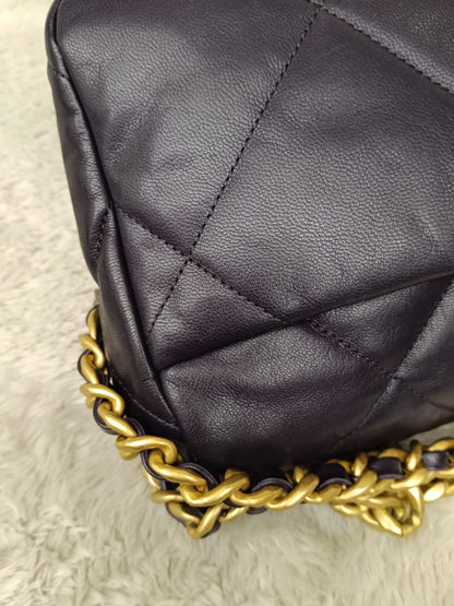 Chanel C19 Small Dark Purple GHW #30