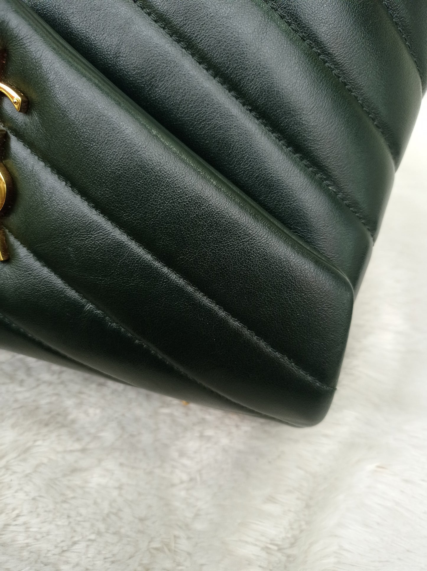 YsL Lou Lou Small Lamb Emerald Green GHW 2019