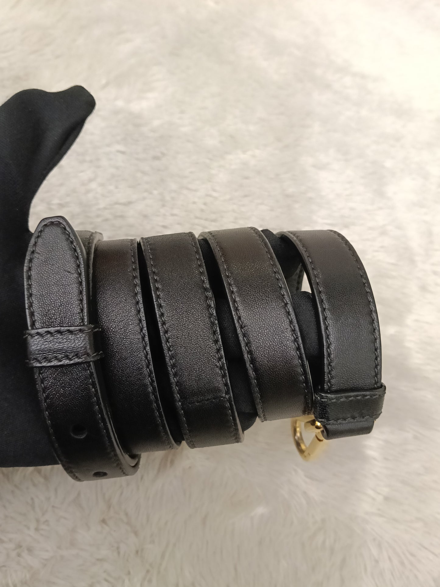 Prada Tessuto Gauffre Nylon Nero GHW