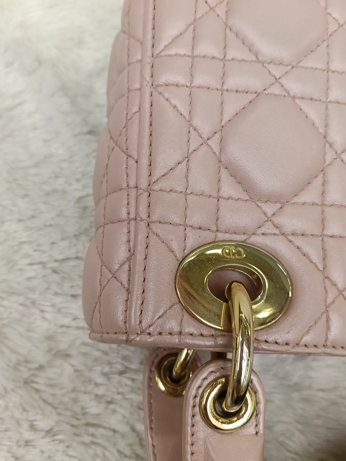 Lady Dior Mini Lamb Lotus GHW 2017