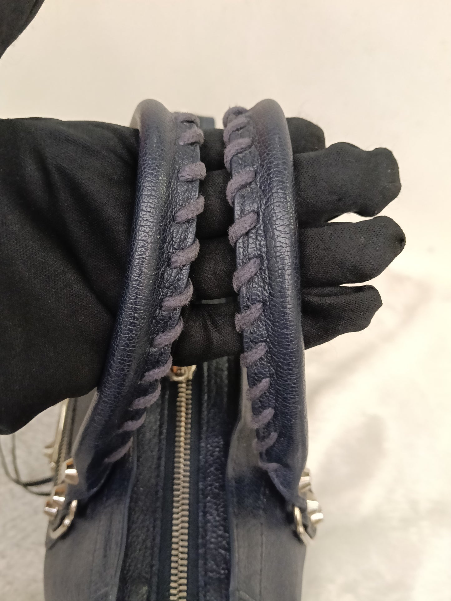 Balenciaga Small City Edge Navy SHW 2017