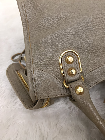 Balenciaga Mini City Edge Grey GHW 2016