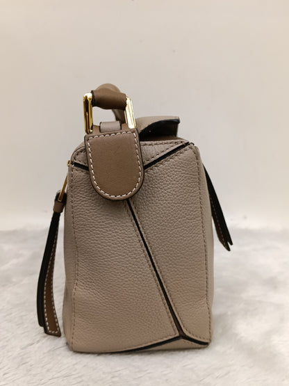 Loewe Puzzle Small Grained Sand Mink GHW 2020