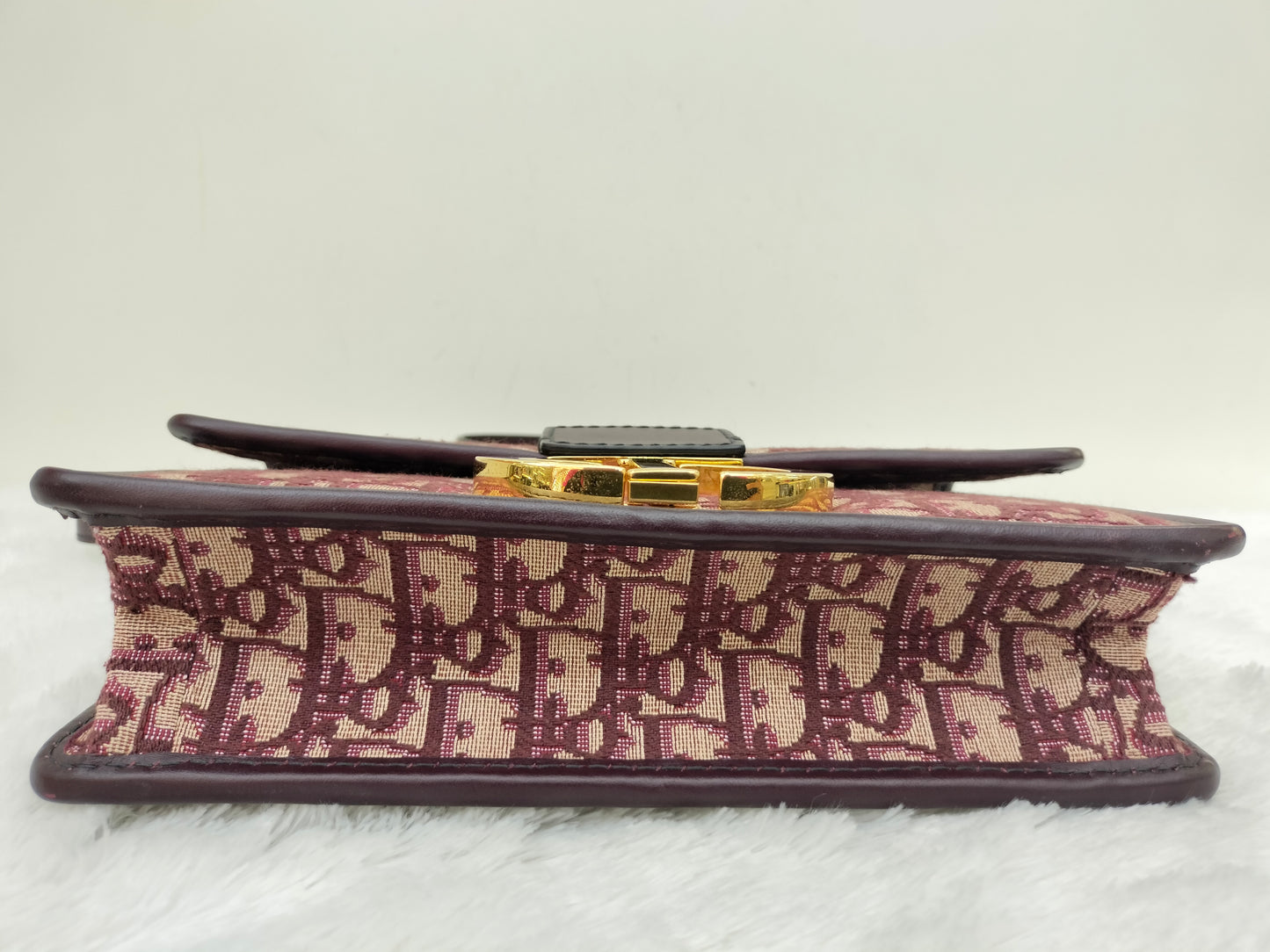 Dior Montaigne Medium Oblique Burgundy GHW 2019