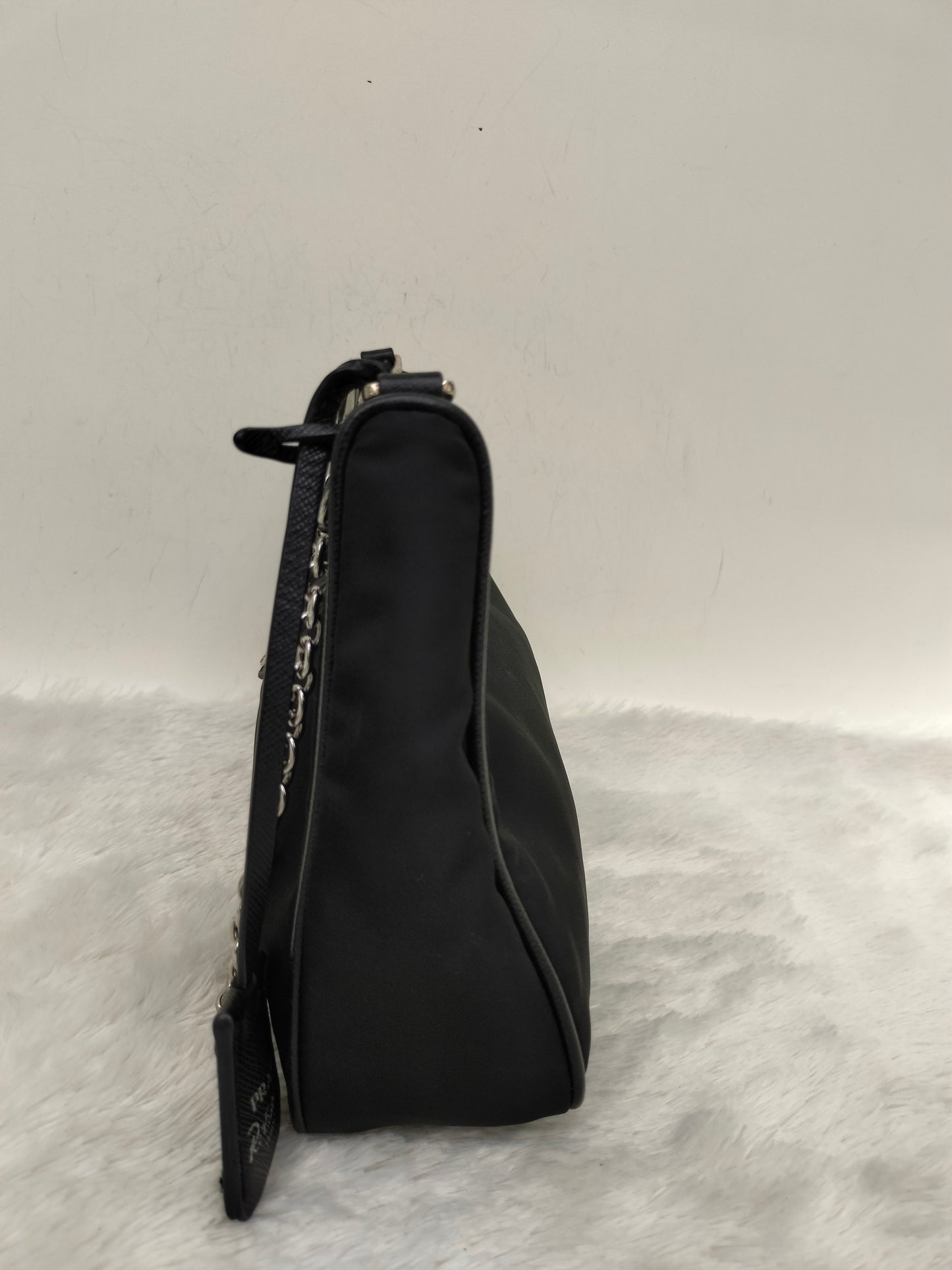 Prada Tessuto Saffian Nero Multi Pochette Re Edition Nylon SHW 2021