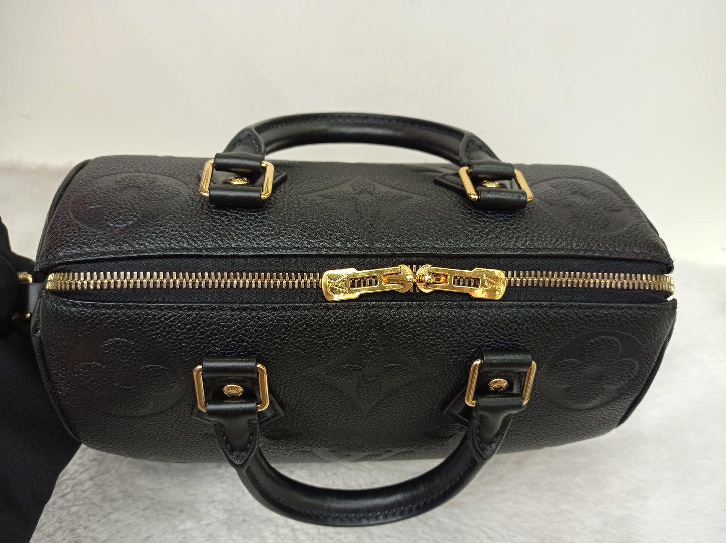 LV Speedy 25 Bandou NV Monogram Empreinte Noir 2023 (CHIP)