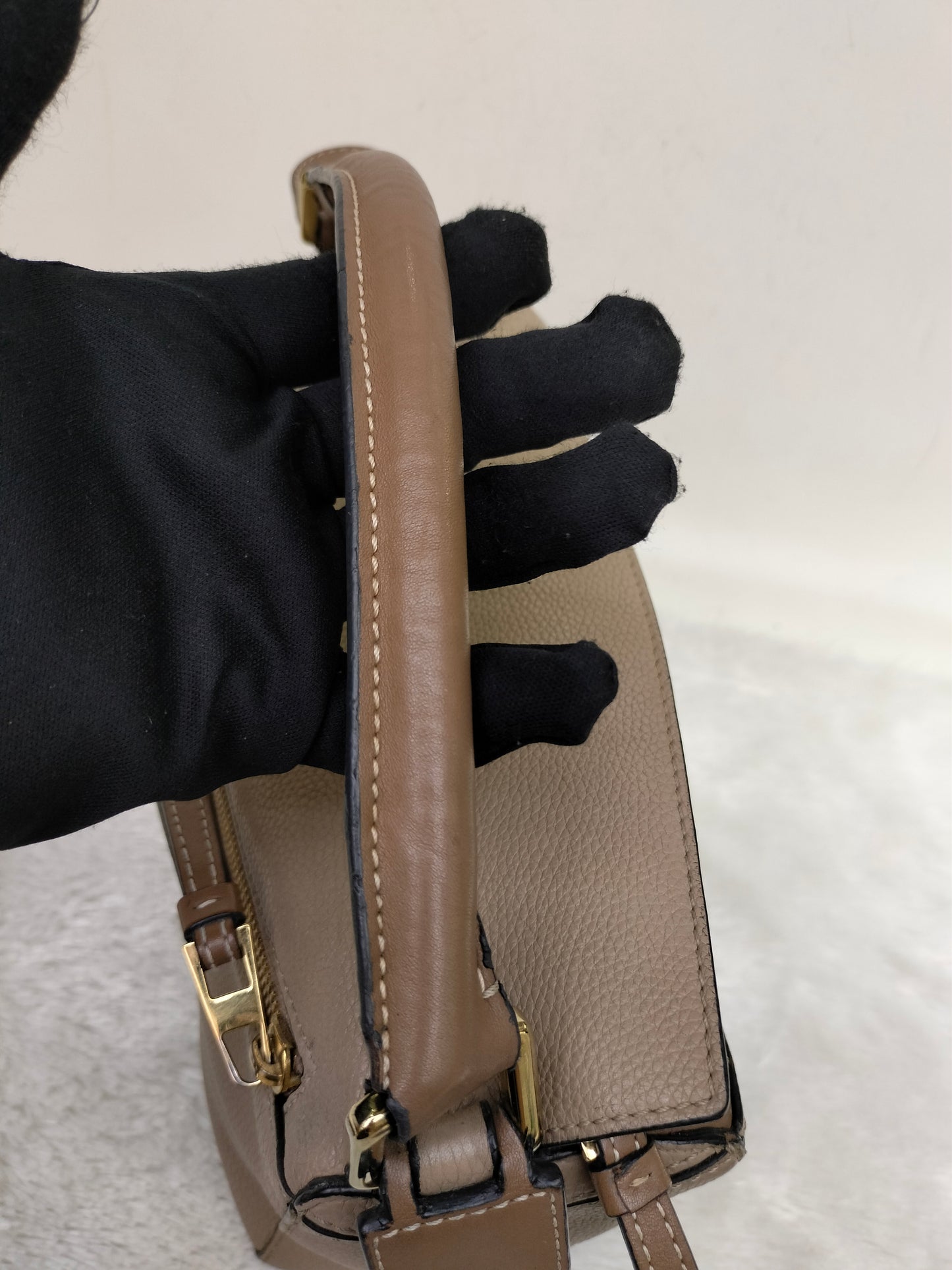 Loewe Puzzle Small Grained Sand Mink GHW 2019