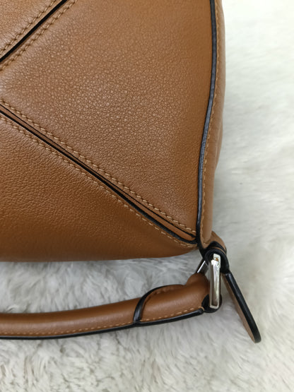 Loewe Puzzle Calfskin Small Tan SHW 2022
