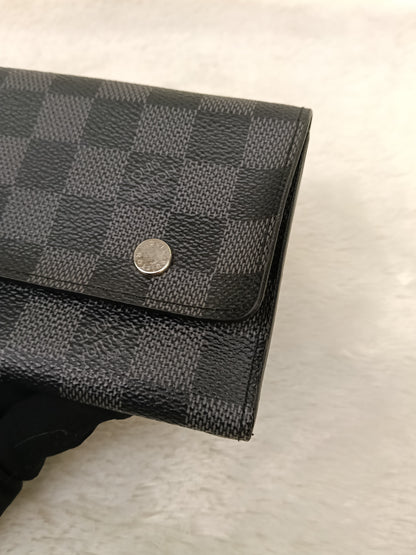 LV Portefeuille Long Modulable Wallet Graphite