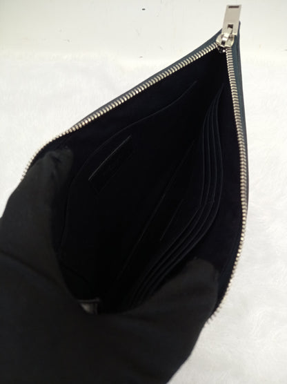 *Excellent Condition* YsL Ipad Mini Zip Pouch Small Grained Navy SHW 2017