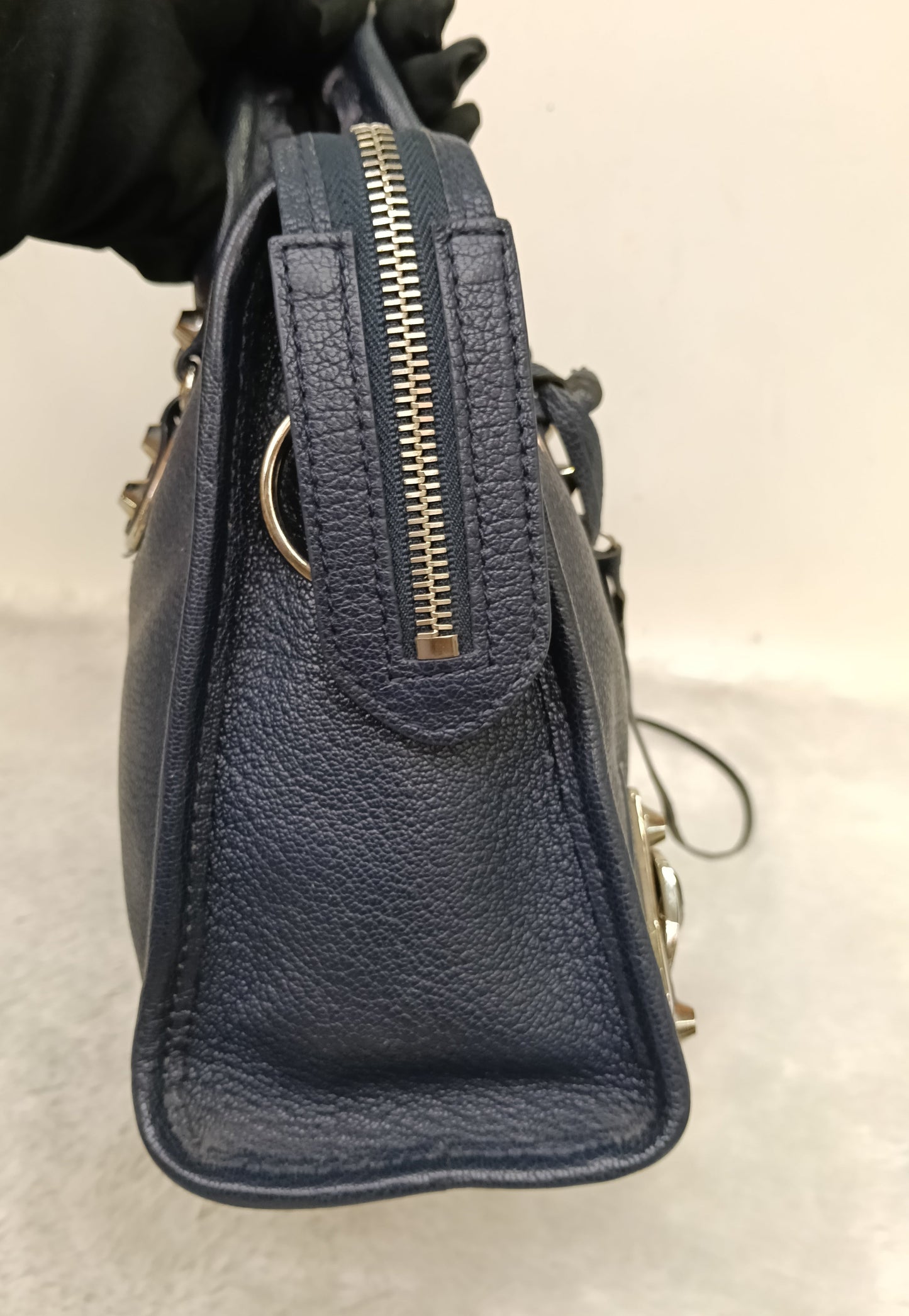 Balenciaga Small City Edge Navy SHW 2017