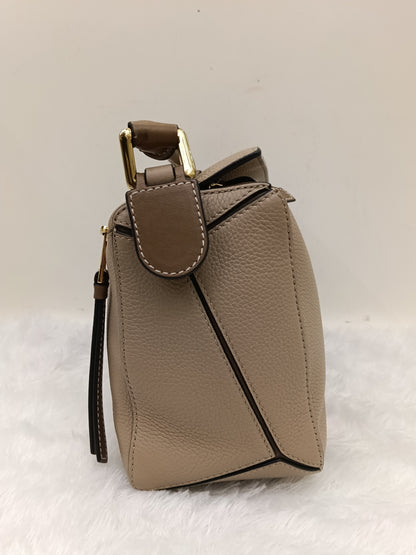Loewe Puzzle Small Grained Sand Mink GHW 2019