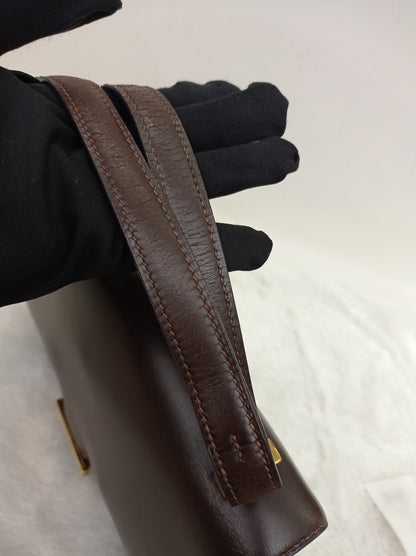 Constance 23 Box Brown Vintage GHW #G circle