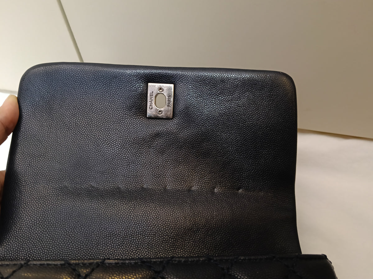 Chanel Coco Handle Small Caviar Dark Navy RHW #21