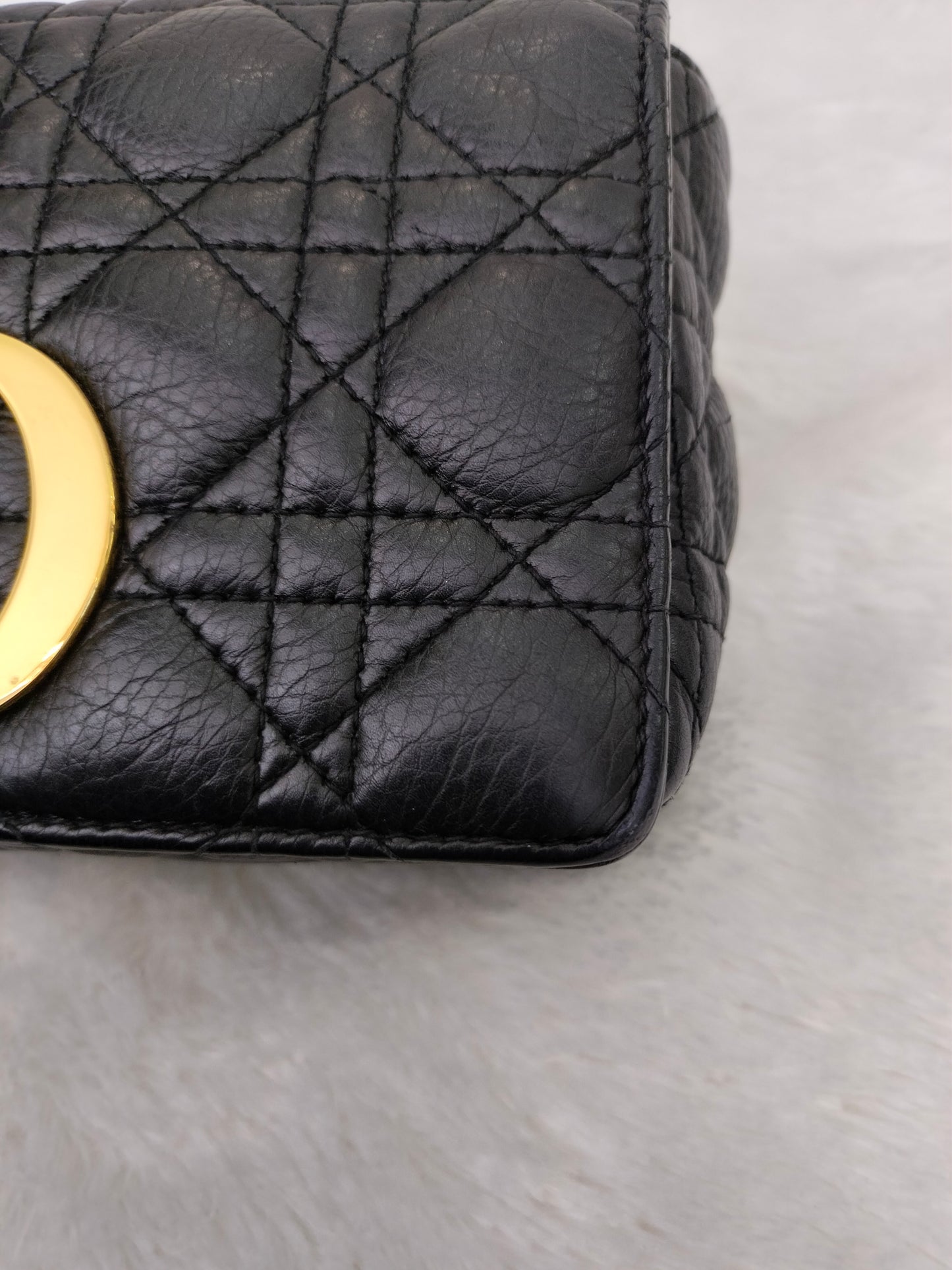 Dior Caro Small Black GHW 2021