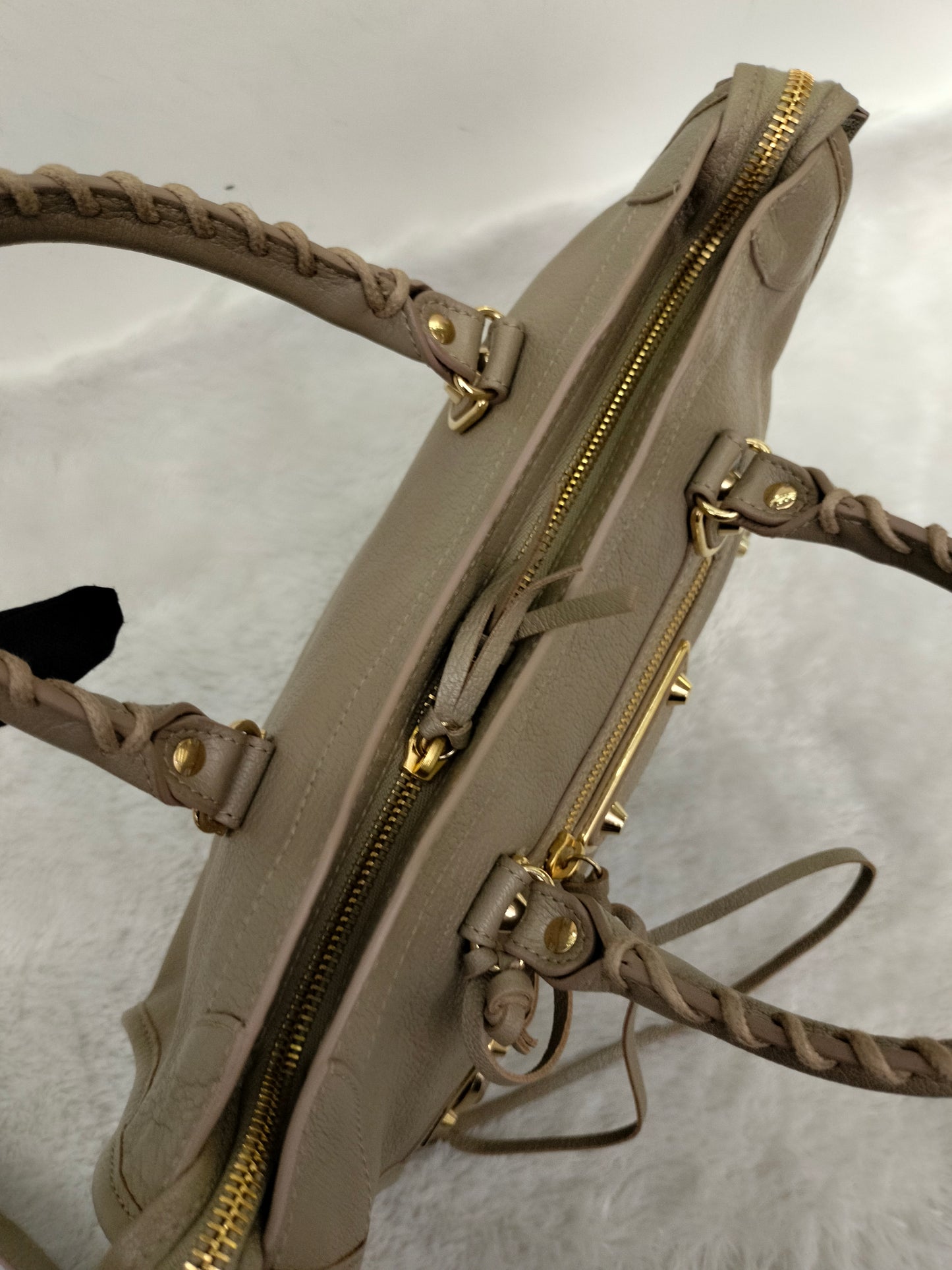 Balenciaga Small City Edge Taupe GHW 2017