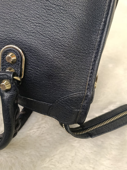 Balenciaga Small City Edge Navy SHW 2017