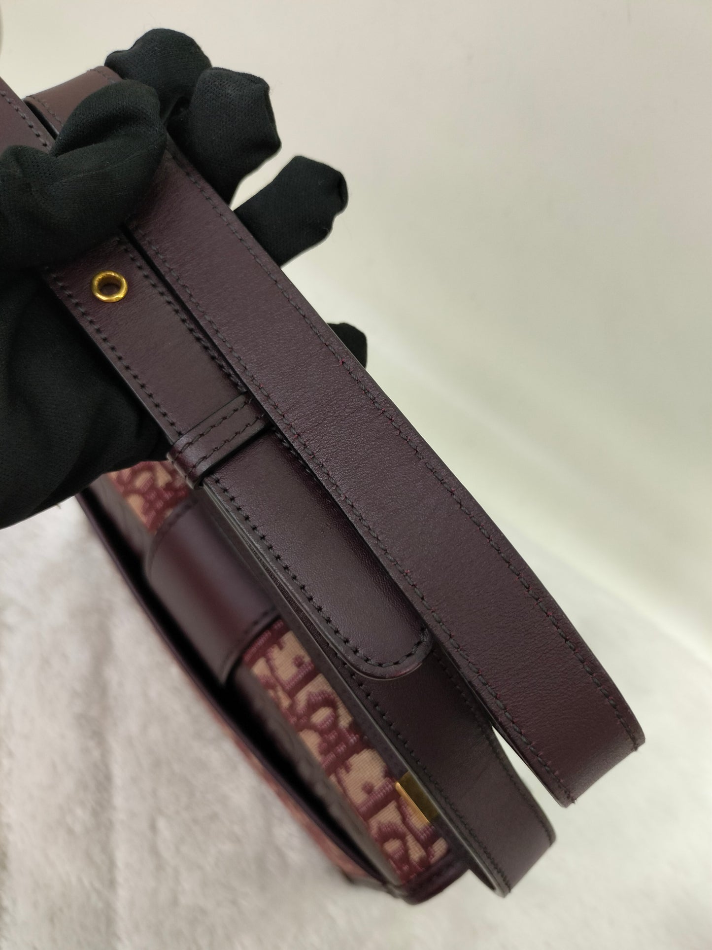 Dior Montaigne Medium Oblique Burgundy GHW 2019