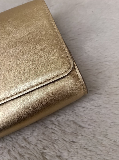 LV Pouch Louise EW Cuir Dore 2015