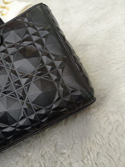 Dior Lady D'Joy Medium Cannage Diamond All Black 2022