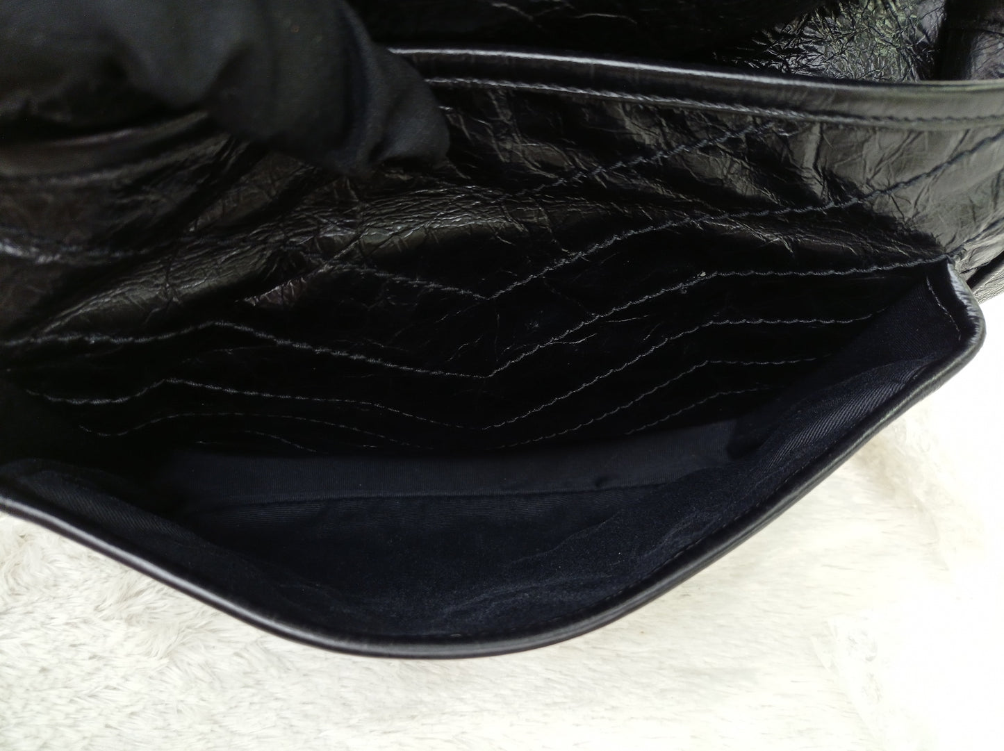 YsL Niki Medium Calfskin Black RHW 2018