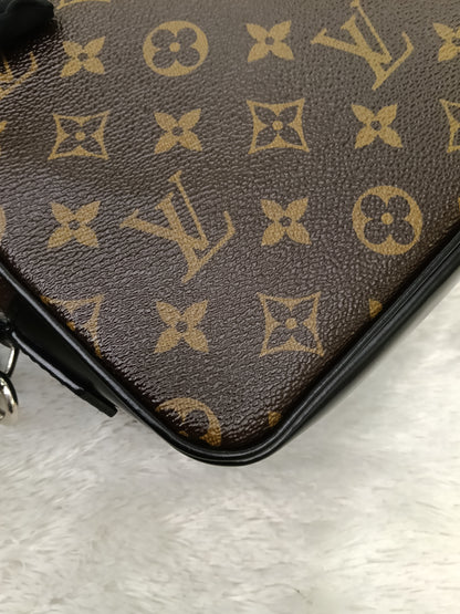 LV Kasai Clutch Monogram Macassar 2017