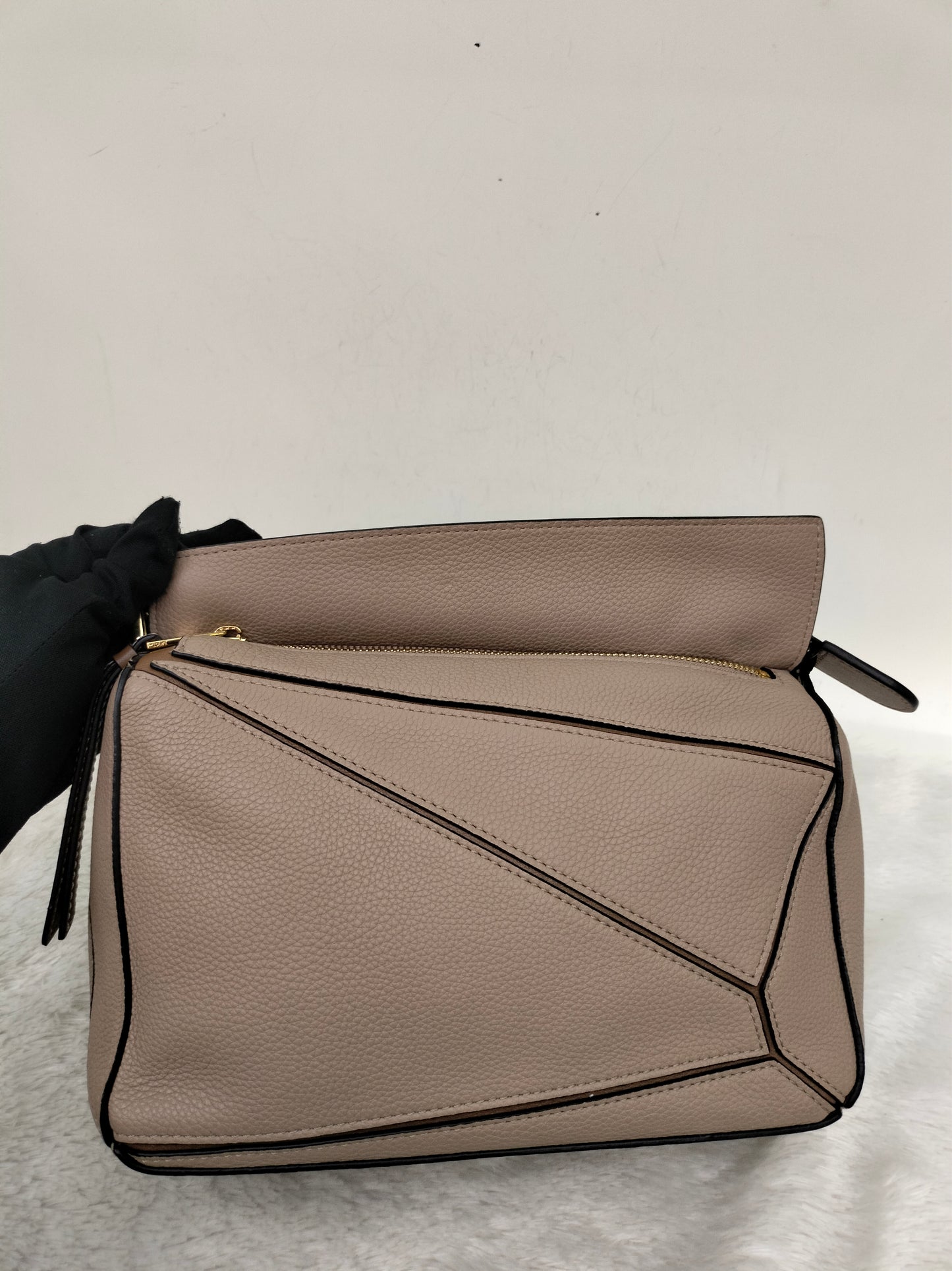 Loewe Puzzle Small Grained Sand Mink GHW 2020