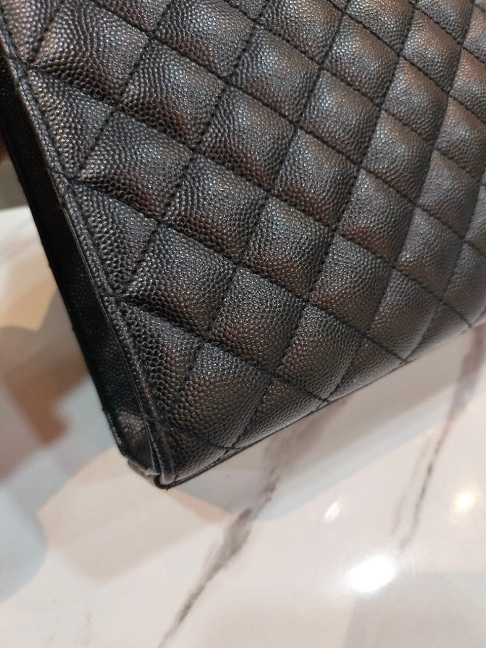 YsL Envelope Medium Grained All Black 2017