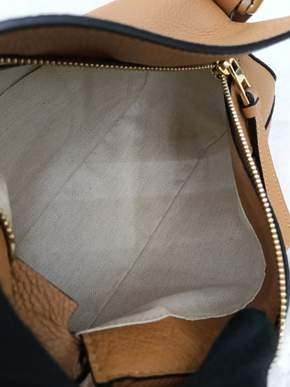 Loewe Puzzle Small Grained Caramel GHW 2023