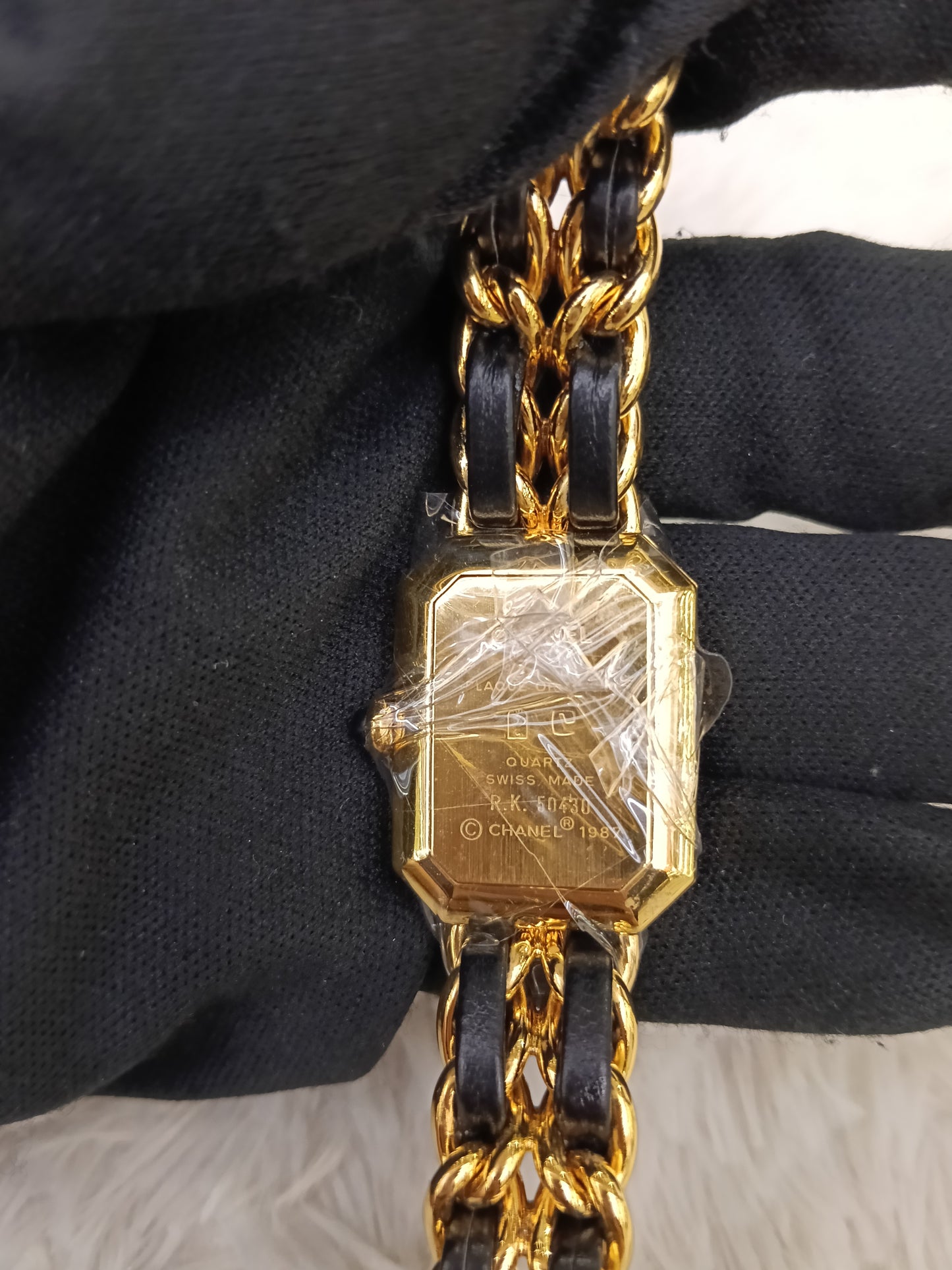 Chanel Premiere Watch Black GHW size M