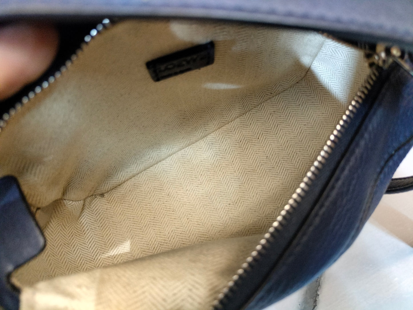 Loewe Puzzle Mini Grained Navy SHW 2020