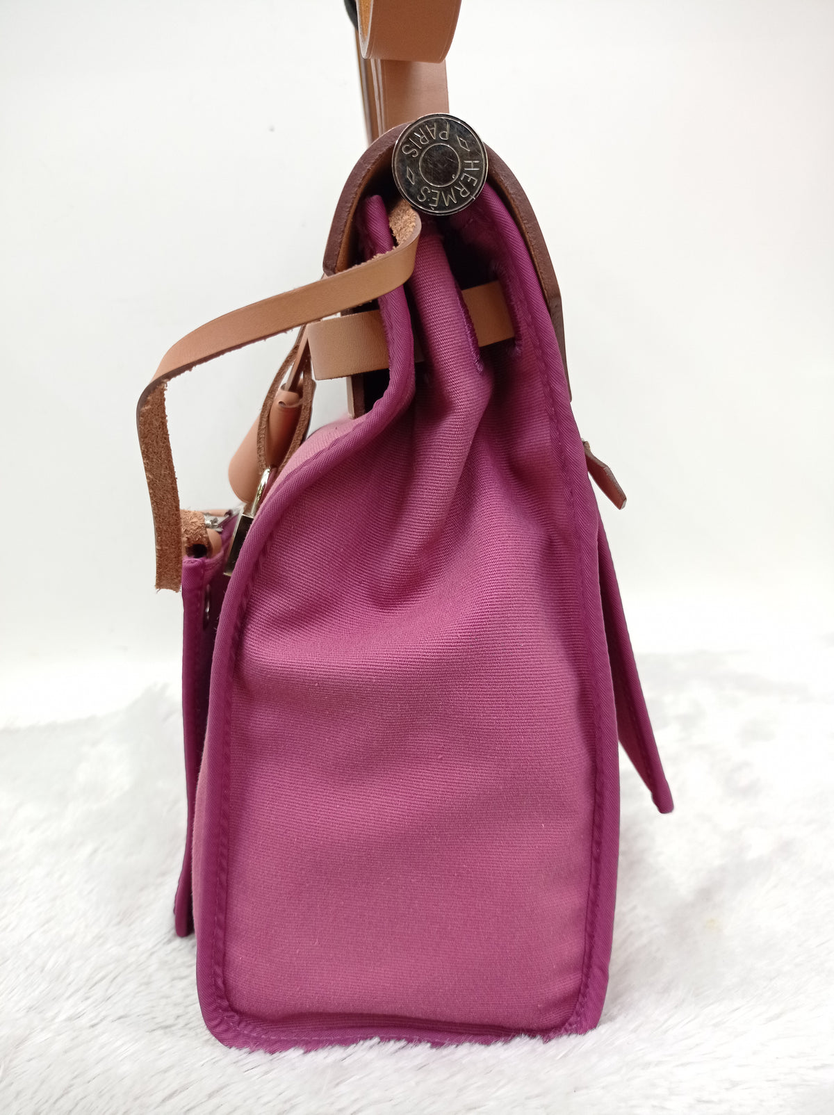 HB31 Canvas Magnolia Flap Beige PHW #O square