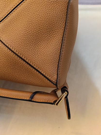 Loewe Puzzle Small Grained Caramel GHW 2021