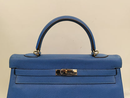 K35 Togo Blue Myconos PHW #O square