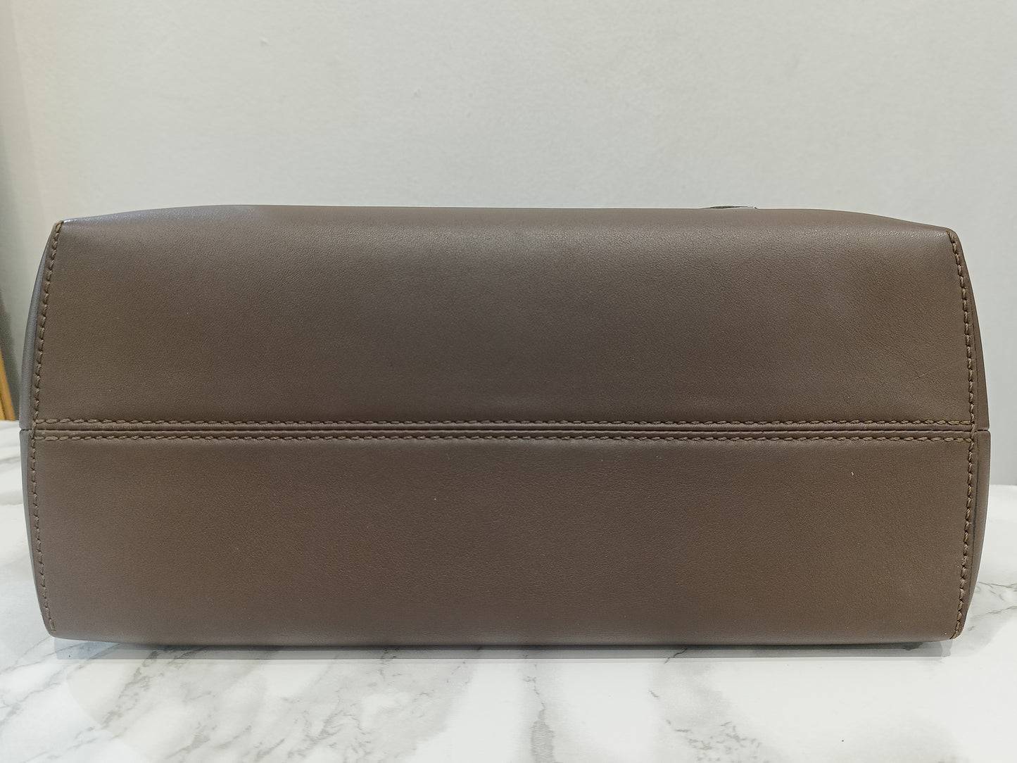 Fendi BTW Medium FF Handle Maya Brown SHW 2018