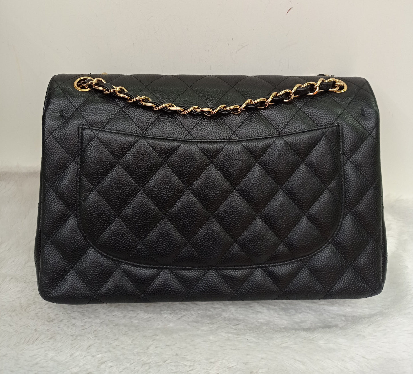 Chanel Jumbo Caviar Black GHW DF #17