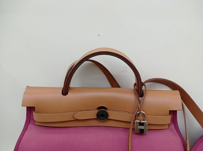 HB31 Canvas Magnolia Flap Beige PHW #O square