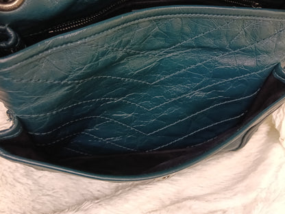YsL Niki Medium Calfskin Emerald Green RHW 2018