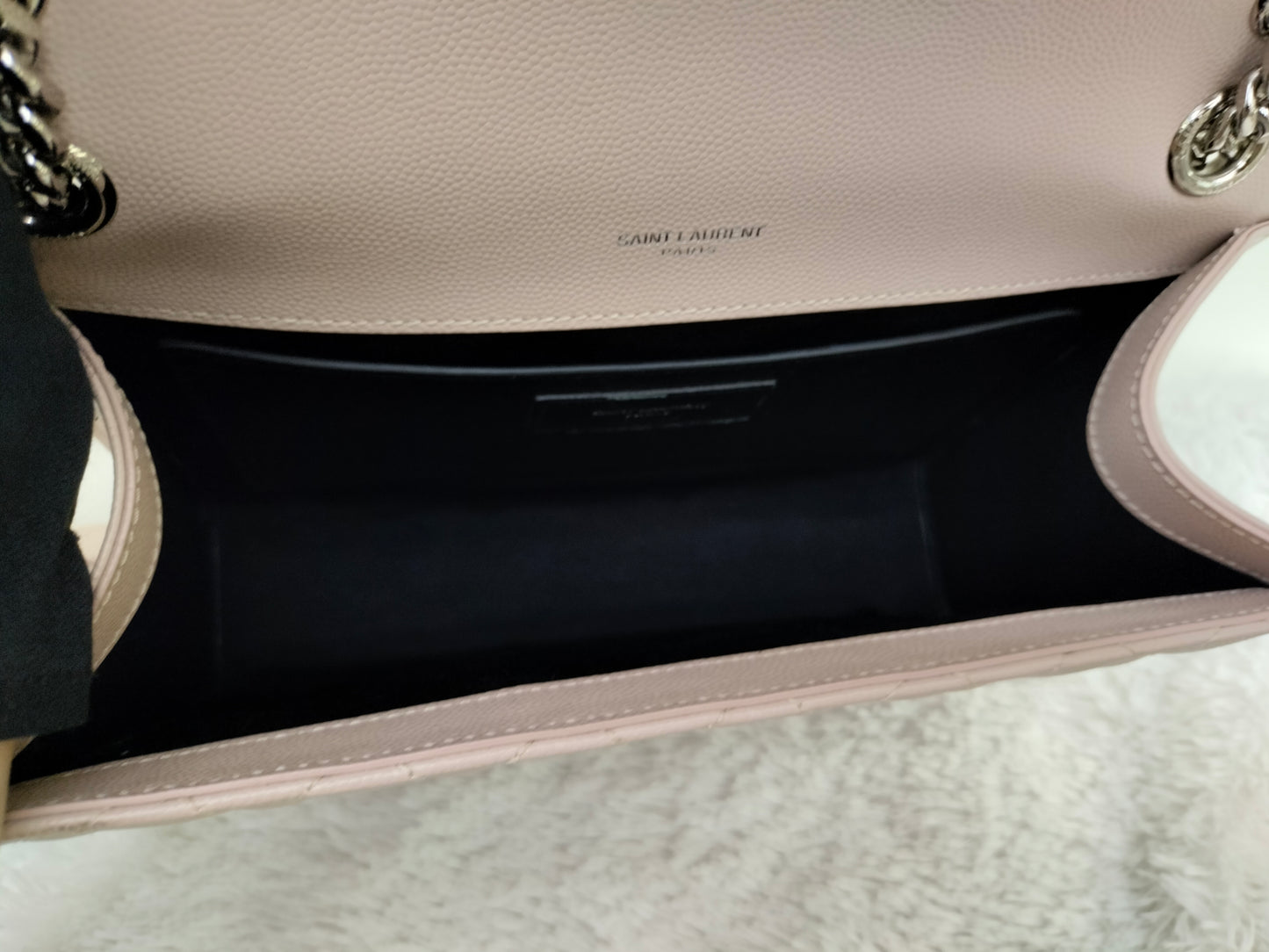 YsL Envelope Medium Grained Marble Pink SHW 2018