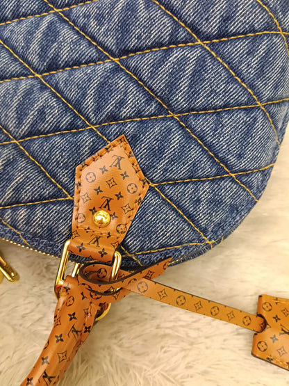 LV Alma BB Denim L Malletage Blue 2019