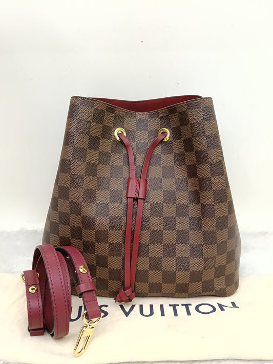 LV Neo Noe MM Damier Cherry Berry 2019