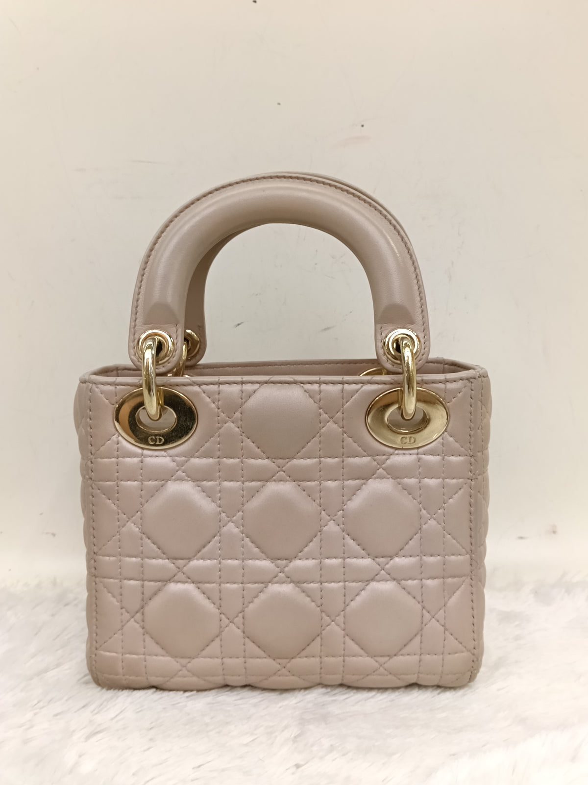 Lady Dior Mini Lamb Blush GHW 2017