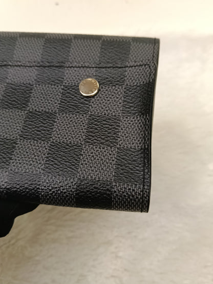 LV Portefeuille Long Modulable Wallet Graphite