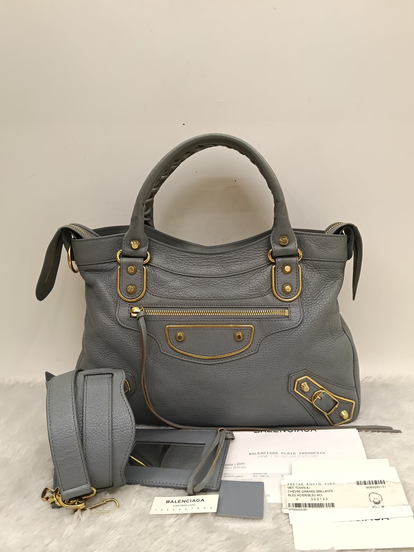 Balenciaga Town City Edge Grey GHW 2016