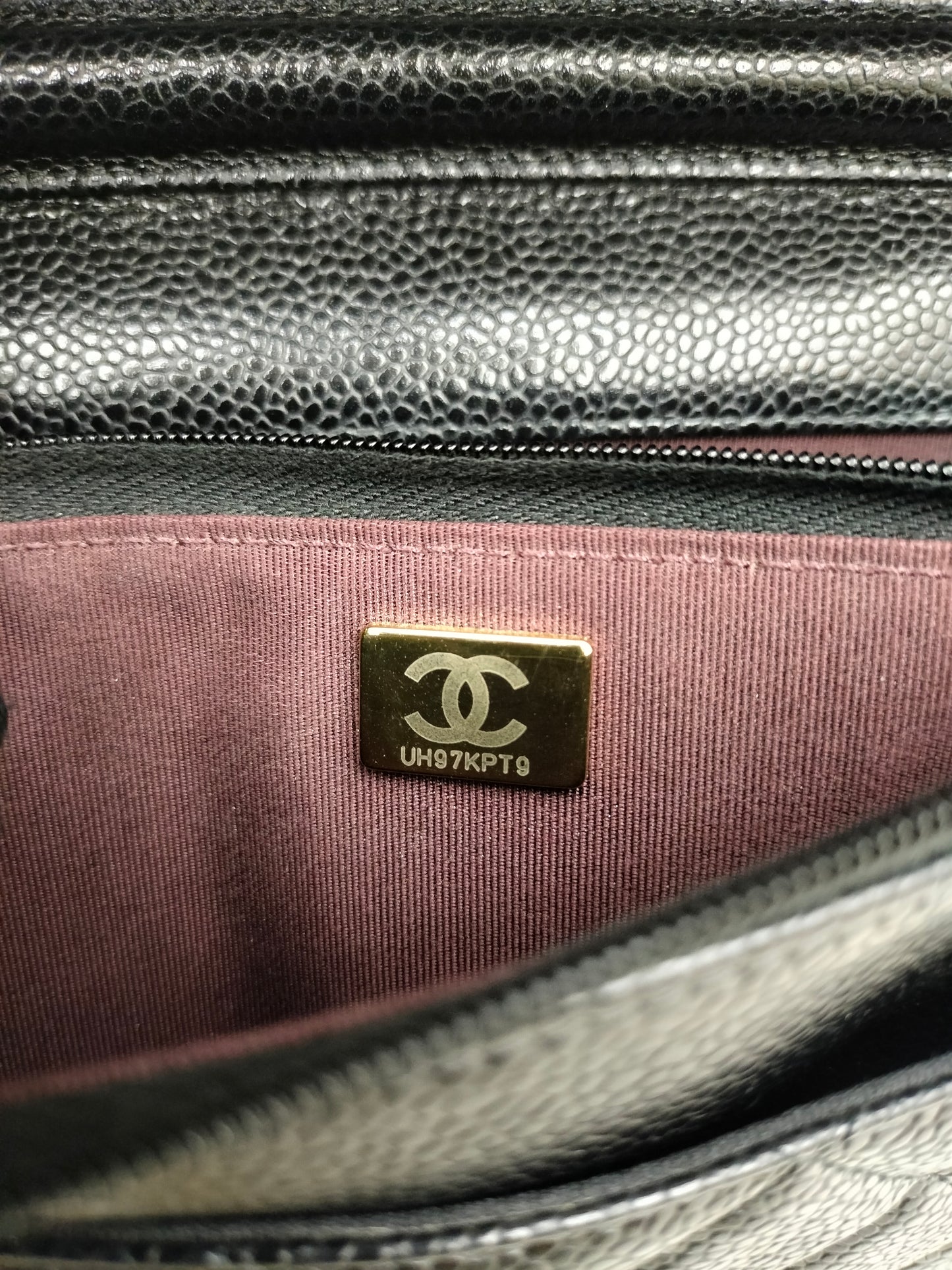 Chanel WOC Caviar Black GHW (CHIP)